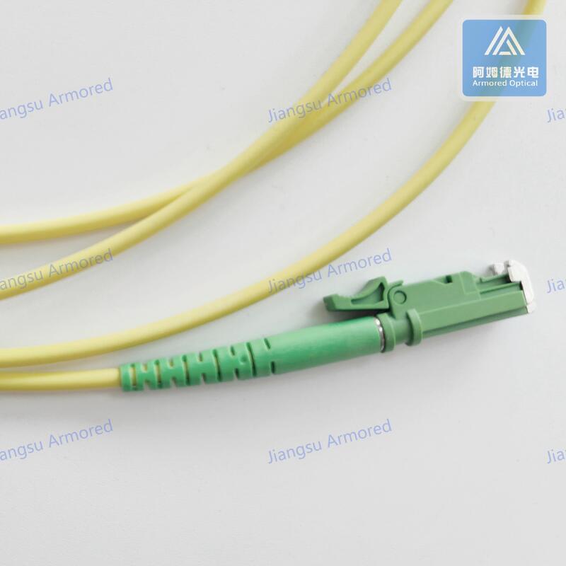 Simplex SM E2000-E2000-2M Fiber Patch Cord 2.8mm Yellow LSZH Patch Cable Assembly
